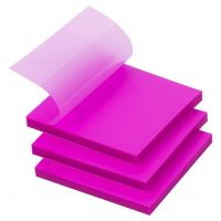 UCRAVO 50 Sheets Colored Transparent Sticky Notes Translucent Notes, Smooth Writing Quick Clear Waterproof Self-Sticky Notes, Through Sticky Notes, Aesthetic Office School Supplies(1 pad)(Purple)- Amazon