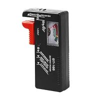 Battery Tester Checker, Universal Battery Tester Monitor for AA AAA C D 9V 1.5V Button Cell Batteries - Household Battery Life Level Testers Power Meter (Requires No Battery- Amazon