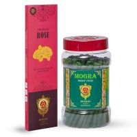 Diviniti Premium Rose Incense Sticks| Mogra Dhoop Sticks| Incense Sticks & Dhoop with Natural Fragrance| Soothing & Long-Lasting Aroma- Amazon