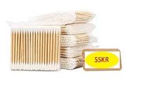 SSKR NATURAL ECO-FRIENDLY BAMBOO EARBUDS, Q-TIPS, 100% COTTON BUDS, 2 PACKS (100 PCS PER PACK)- Amazon