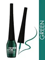 ONE on ONE Waterproof Eyeliner, Green (5 ml)| Metallic Waterproof Color Liquid Eyeliner | Quick Dry Smudge Proof | Long Lasting Eye Makeup | Green | 5 ml- Amazon