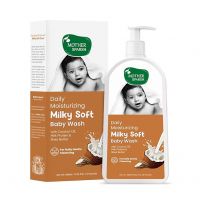 Mother Sparsh Milky Soft Baby Body Wash - 400ml | With Milk Protein & Coconut Oil | pH Balanced Natural Baby Wash | Tear Free Formula- Amazon