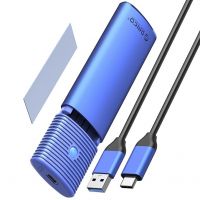 ORICO Aluminum M.2 SATA SSD Enclosure , Tool-Free 5Gbps USB C Adapter, USB 3.2 M.2 SATA Reader, External SSD Case for 4TB 2230/2242 /2260/2280 SATA-Based B-Key/B+M-Key SSDs(Not- Amazon