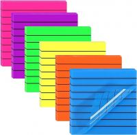 UCRAVO 50 Sheets Transparent Sticky Notes with Lines,1 Pad Lined Translucent Sticky Notes Lined Self Sticky Notes Waterproof PET Markers Notes Pad Clear Aesthetic School Office Supplies(Yellow line)- Amazon