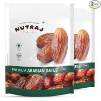 Nutraj Premium Gold Arabian Dates 1kg (500g X 2)| Khajur | Khajoor | No Preservatives | No Added Sugar | Dried Fruits | Rich in Iron, Fibre & Vitamins- Amazon