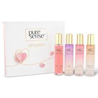 PureSense Opulence Perfume Gift Set (Hearts + Sweet + Passion + Love) | Birthday Gifts | Long Lasting Luxury Perfume Travel Combo Pack 25x4ml |- Amazon