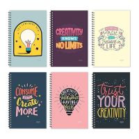 ESCAPER Ruled Diary 2023 With Creative Motiational Quotes | Notebooks - Combo Pack of 6 Dairies A5 Size - 8.5 x 5.5 | For Girls, Boys, Kids & Students | For Gifting & Personal Use - 160 Pages- Amazon