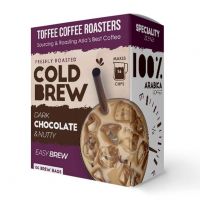 Toffee Coffee Roasters | Cold Brew Dark Chocolate and Nutty Roasted Coffee Bags| As Seen On Shark Tank | Easy Brew Coffee | Pack of 3 Bags | 100% Arabica Coffee | Makes 12 Cups of Coffee |- Amazon