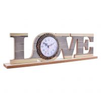 ARCHIES Wooden Love Clock | Analog Table Clocks | Silent Non-Ticking Quartz Movement | Battery Operated- Amazon