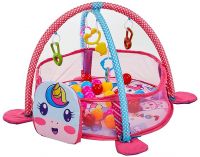Supples Baby Play Gym Pool/Mat, Activity Play Gym for Baby with Hanging Toys, Baby Bedding for Newborn- Amazon