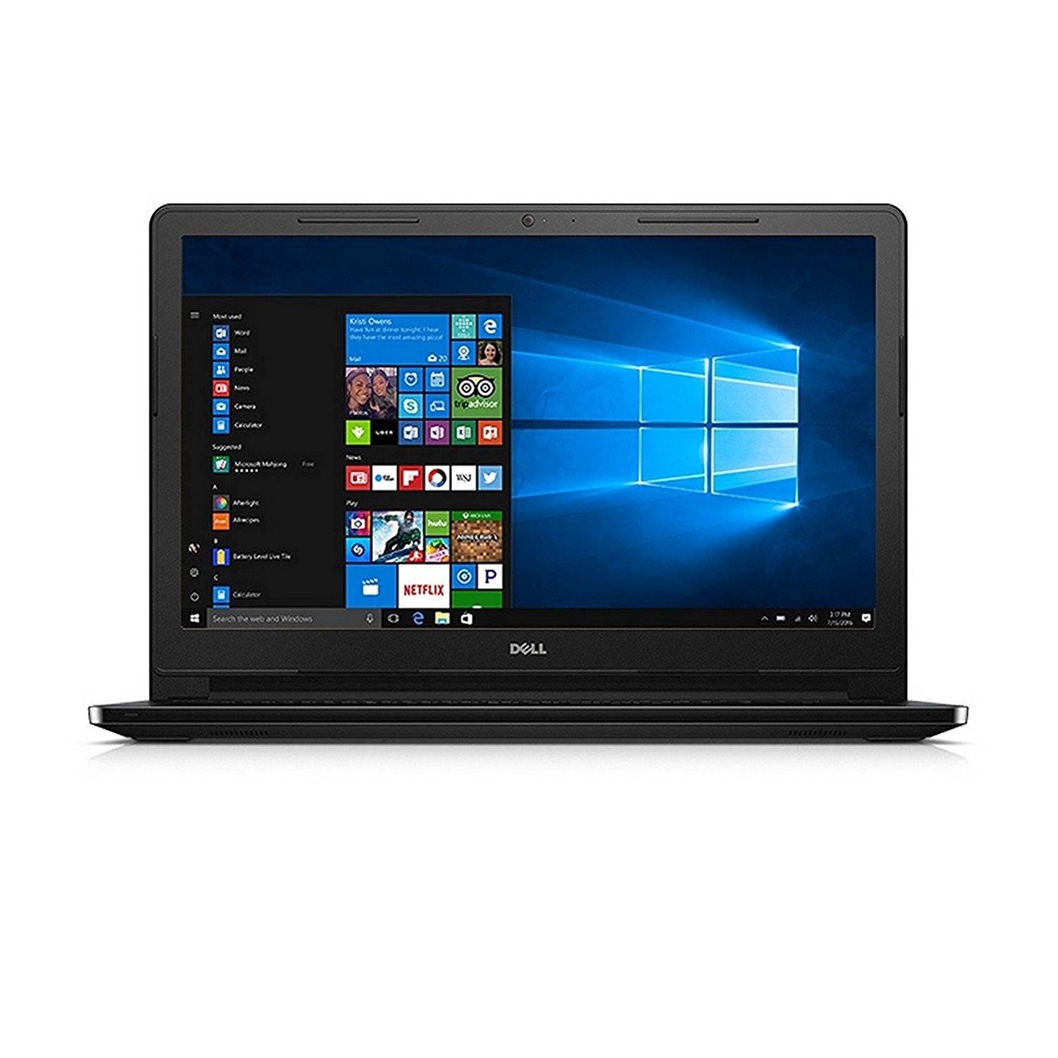 Dell Inspiron 3558 15.6-inch Laptop (5th Core i3 5005U /4GB /1TB /Windows 10/ Integrated Graphics), Black with Pre-Loaded MS Office