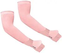 Kandid Pink Uv Sunblock protection with thumb hole Arm sleeves Driving, Cycling, Tennis, Cricket, Football, Golf, Outdoor, Gym, Riding, Sun Protection Cooling Arm Sleeves- Amazon