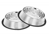 Pets Empire Stainless Steel Dog Bowl, Dog Food Bowl, Dog Feeding Bowl, Medium (Set of 2 x 700ml)- Amazon