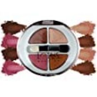 Lotus Makeup Ecostay Velvet Eye Shadow Palette Shimmery Finish, Eye Color Powder Makeup, Forestry, 5g (Multicolor)- Amazon
