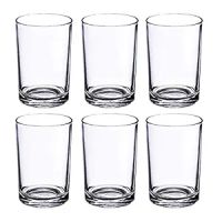 Yera Glass Tumbler 225Ml - Set of 6 for Kitchen | Water | Hot & Cold Drinks | Juice | Cocktail | Milkshake | Smoothie | Ideal- Amazon