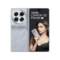 [Use Card] Free Smartwatch TECNO CAMON 30 Premier 5G (24GB*+512GB) | 50 MP Camera | 6.77" LTPO AMOLED Display | MediaTek Dimensity 8200 | 5000mAh Battary + 70W Charger| PolarAce Image Processor | Snowy Silver- Amazon