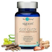 THE CO BEING Got Gutzy, Gut Health Supplements, Herbal Extracts Like Licorice, Amla, Aloe Vera, Ginger, Turmeric, For Gut Health, Digestion,Relieves Acidity & Bloating, 60 Capsules, Pack Of 1- Amazon