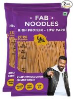 Yu Foodlabs-Fab Noodles-Low Carb&High Protein-Zero Maida&Made Using Special Grade Atta-Not Fried Healthy Wheat Noodles-No Preservatives&100% Natural-Just Boil-Ready In 5 Mins-Serves 6-300G(Pack Of 2)- Amazon
