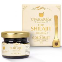 UPAKARMA Shilajit Gold Resin 20g | Contains 24 Carat Gold | Pure & Original | Helps Better Physical Performance | 100% Ayurvedic & Natural Shilajeet | Lab Tested- Amazon