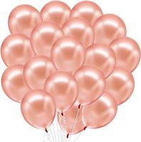 Crackles Rose Gold Metallic Balloons For Happy Birthday Decorations,Baby Shower,Party Supplies,Bachelorette Bride To be 50 PC- Amazon