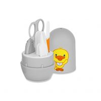 My Newborn Baby Nail Care Kit - Set of 4 (Nail Clipper, Scissors, File and Tweezer) | Duck Design Manicure and Pedicure Kit- Amazon