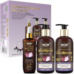 WOW SKIN SCIENCE Red Onion Black Seed Oil Ultimate Hair Care Kit (Sham- Flipkart