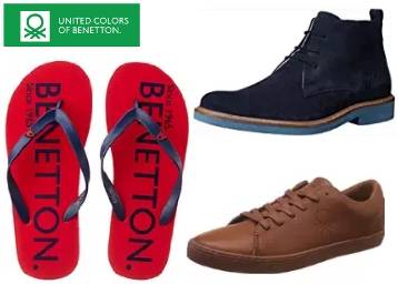 Get Minimum 50% Off On United Colors Of Benetton  Footwears Collection 