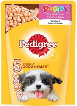 PEDIGREE Gravy Chicken 0.07 kg Wet New Born Dog Food - Location Specif- Flipkart
