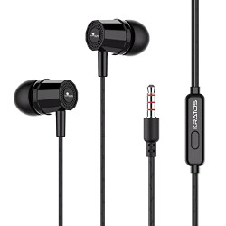 Kratos Thump Wired Earphones, Powerful Bass, HD Sound Quality Earphone- Amazon