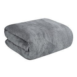 Fezora Microfiber 500 GSM Bath Towels | (70x140)(Pack of 1, Grey)- Amazon