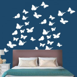 JAZZIKA Wall Stencils Packof 1 (Size- 16X24 Inch) Butterfly DIY Reusab- Flipkart