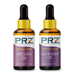 PRZ Combo of Cold Pressed Moroccan Argan Oil Skin Care & Hair Growth (- Amazon