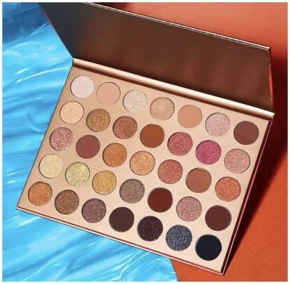 HUDA CRUSH BEAUTY Shimmer and Matte Eyeshadow Palette - 35 Eye Shadow- Flipkart