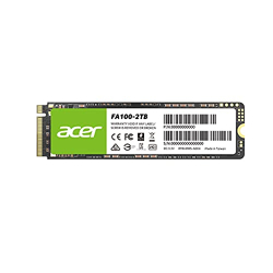 Acer FA100 2TB NVMe PCIe Gen3 x4 NVMe 3D NAND SSD M.2 Internal SSD, Bl- Amazon