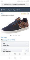 fila shoes at 80% off