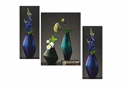 SAF paintings SANFJM32422 Flower UV Textured MDF Framed Paintings (Set- Amazon