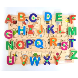GAMLOID Capital Alphabets Letters Learning Educational Puzzle Toy for- Flipkart