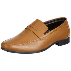 Amazon Brand - Symbol Men's Dezire Tan Formal Shoes_8 UK (GFC-SY-01)- Amazon