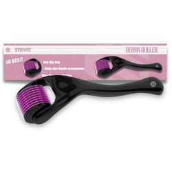 Stewit Derma Roller with 540 Titanium Alloy Micro Needles (0.25mm, 0.5- Amazon