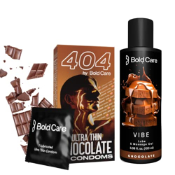 BOLD CARE 404 SUPER ULTRA THIN CHOCOLATE FLAVORED CONDOMS FOR MEN - 60- Amazon