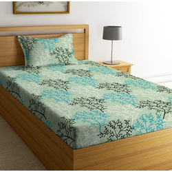 la' amour Pure Cotton 220tc Flat Single Bedsheets for Summer Breathabl- Amazon