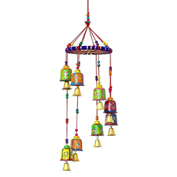 THE INDIA STYLE Wall/Door Hanging Bells Kada Toran/Latkan 1Pcs Microfi- Amazon