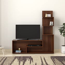 Amazon Brand - Solimo Livonia Engineered Wood Entertainment Unit with- Amazon