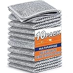 Liznoriz Multipurpose Wire Dishwashing Rags for Wet and Easy Rinsing, Reusable, Wire Cleaning Cloth for Kitchen, Sinks Dry Stainless Scrubber Non-Scratch- Amazon