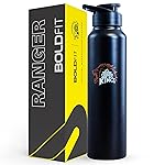 Boldfit Chennai Super Kings (Csk) Official Merchandise Water Bottles Stainless Steel Water Bottle 1 Litre Bottles For Home, Gym 1 Litre Water Bottle Leakproof, Rust Free Steel Bottle -1000 Ml Black- Amazon