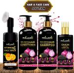 Phillauri Red Onion Healthy Hair care Kit with Face kit Combo Kit  (4 Items in the set)- Flipkart