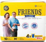 FRIENDS Classic Diaper Pull Ups Pants Adult Diapers – M  (10 Pieces)- Flipkart