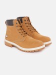 Woodland Men Nubuck Leather Mid-Top Regular Boots- Myntra