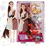 ToyMagic Delicious Series Doll Playset | Includes Doll, Dessert Cart, Cupcakes & Ice Cream Toys | Pretend Play for Kids | Perfect Birthday Gift for Girls | Fun & Durable Toy Set- Amazon