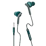 ZEBRONICS Zeb-Bro in Ear Wired Earphones with Mic, 3.5mm Audio Jack, 10mm Drivers, Phone/Tablet Compatible(Blue) (Green)- Amazon